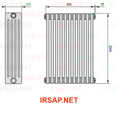 Радиатор IRSAP Tesi 52000/11 T23 CL 01